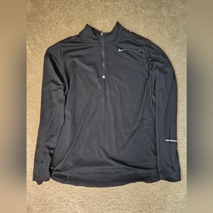 Nike Dri Fit Running Quarter Zip- Black